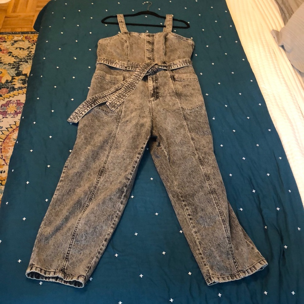 Denim Romper